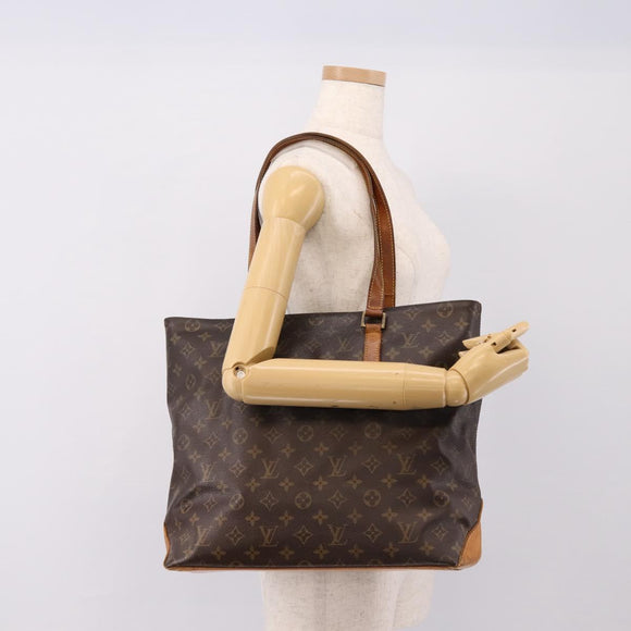 LOUIS VUITTON Monogram Cabas Mezzo Tote Bag M51151 LV Auth 198991
