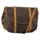 LOUIS VUITTON Monogram Saumur 43 Shoulder Bag M42252 LV Auth 198992-1