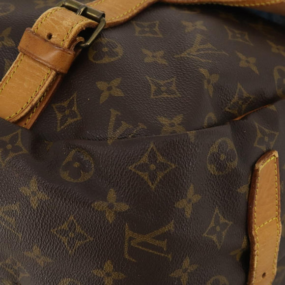 LOUIS VUITTON Monogram Saumur 43 Shoulder Bag M42252 LV Auth 198992