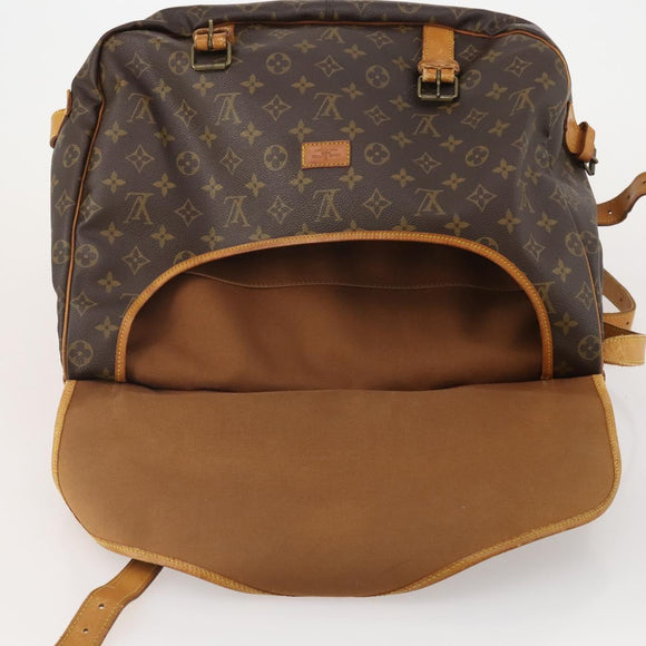 LOUIS VUITTON Monogram Saumur 43 Shoulder Bag M42252 LV Auth 198992