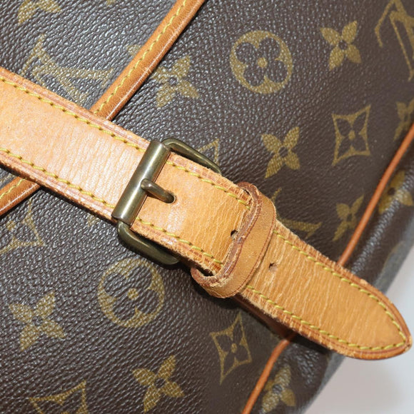 LOUIS VUITTON Monogram Saumur 43 Shoulder Bag M42252 LV Auth 198992