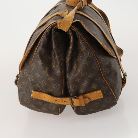 LOUIS VUITTON Monogram Saumur 43 Shoulder Bag M42252 LV Auth 198992