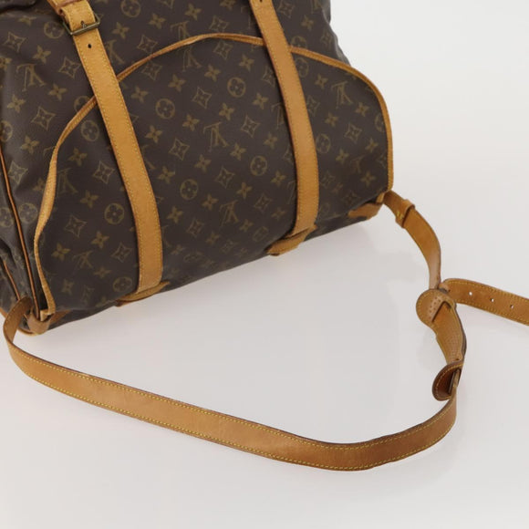 LOUIS VUITTON Monogram Saumur 43 Shoulder Bag M42252 LV Auth 198992