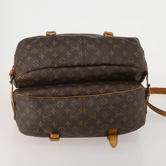 LOUIS VUITTON Monogram Saumur 43 Shoulder Bag M42252 LV Auth 198992