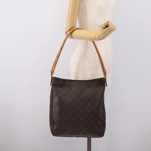 LOUIS VUITTON Monogram Looping GM Shoulder Bag M51145 LV Auth 198994