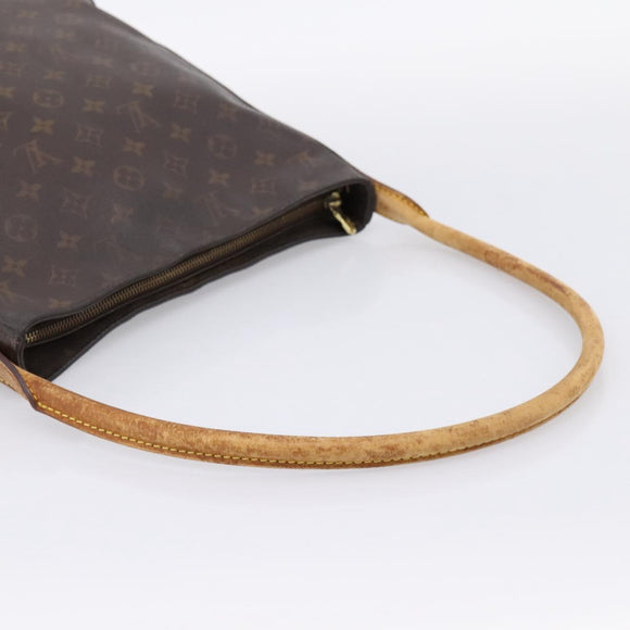 LOUIS VUITTON Monogram Looping GM Shoulder Bag M51145 LV Auth 198994