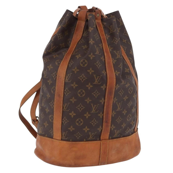 LOUIS VUITTON Monogram Randonnee GM Shoulder Bag M42244 LV Auth 198995