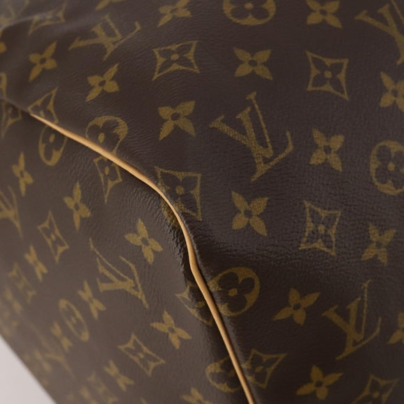 LOUIS VUITTON Monogram Keepall 55 Boston Bag M41424 LV Auth 198998V