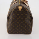 LOUIS VUITTON Monogram Keepall 55 Boston Bag M41424 LV Auth 198998V-4