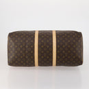 LOUIS VUITTON Monogram Keepall 55 Boston Bag M41424 LV Auth 198998V-5