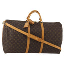 LOUIS VUITTON Monogram Keepall Bandouliere 60 Boston Bag M41412 LV Auth 198999V-1
