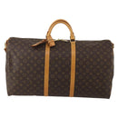 LOUIS VUITTON Monogram Keepall Bandouliere 60 Boston Bag M41412 LV Auth 198999V-2