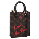LOUIS VUITTON Monogram Falling in Love Petit Sac Plat 2way M80839 Auth 199000M-1