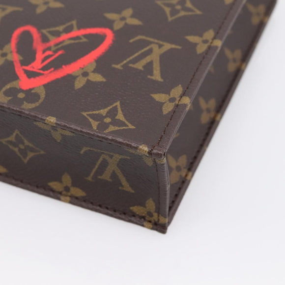 LOUIS VUITTON Monogram Falling in Love Petit Sac Plat 2way M80839 Auth 199000M