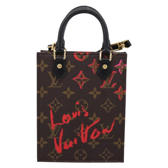 LOUIS VUITTON Monogram Falling in Love Petit Sac Plat 2way M80839 Auth 199000M