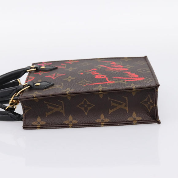 LOUIS VUITTON Monogram Falling in Love Petit Sac Plat 2way M80839 Auth 199000M