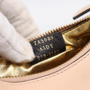 FENDI Nano Fendigraphy Hand Bag Leather Pink Gold Tone 7AS089 Auth 199003M-12
