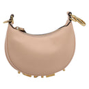 FENDI Nano Fendigraphy Hand Bag Leather Pink Gold Tone 7AS089 Auth 199003M-13