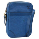 LOUIS VUITTON Epi Danube Shoulder Bag Blue M45635 LV Auth 199004-1