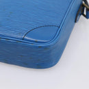 LOUIS VUITTON Epi Danube Shoulder Bag Blue M45635 LV Auth 199004-14
