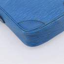 LOUIS VUITTON Epi Danube Shoulder Bag Blue M45635 LV Auth 199004-17