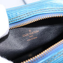 LOUIS VUITTON Epi Danube Shoulder Bag Blue M45635 LV Auth 199004-18