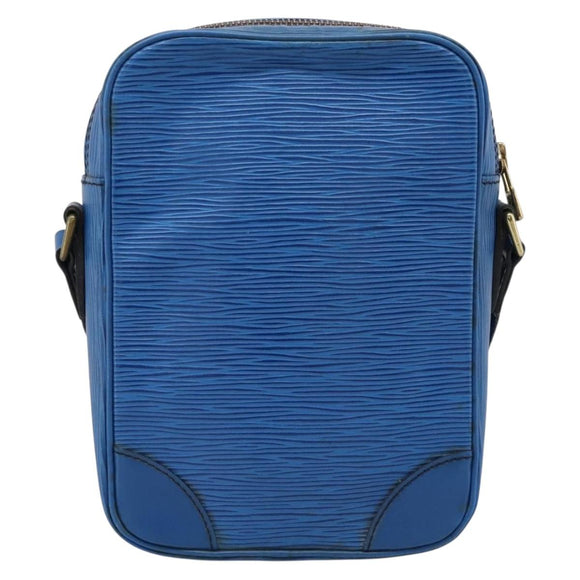 LOUIS VUITTON Epi Danube Shoulder Bag Blue M45635 LV Auth 199004