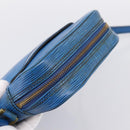 LOUIS VUITTON Epi Danube Shoulder Bag Blue M45635 LV Auth 199004-6