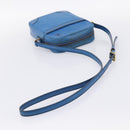 LOUIS VUITTON Epi Danube Shoulder Bag Blue M45635 LV Auth 199004-7