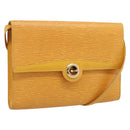 LOUIS VUITTON Epi Pochette Arche Shoulder Bag Yellow M52579 LV Auth 199007-1