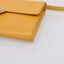 LOUIS VUITTON Epi Pochette Arche Shoulder Bag Yellow M52579 LV Auth 199007-14