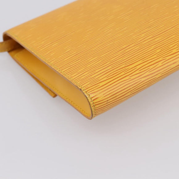 LOUIS VUITTON Epi Pochette Arche Shoulder Bag Yellow M52579 LV Auth 199007