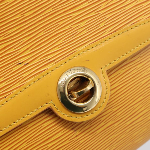 LOUIS VUITTON Epi Pochette Arche Shoulder Bag Yellow M52579 LV Auth 199007