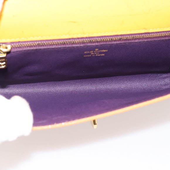 LOUIS VUITTON Epi Pochette Arche Shoulder Bag Yellow M52579 LV Auth 199007