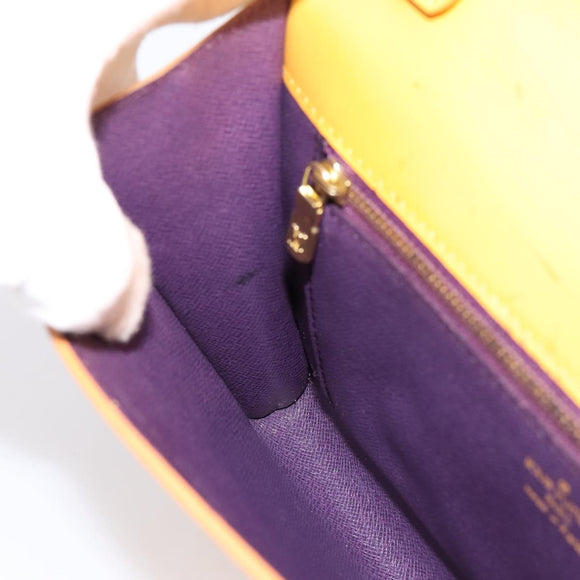 LOUIS VUITTON Epi Pochette Arche Shoulder Bag Yellow M52579 LV Auth 199007