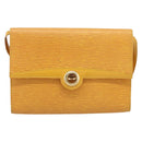 LOUIS VUITTON Epi Pochette Arche Shoulder Bag Yellow M52579 LV Auth 199007-13