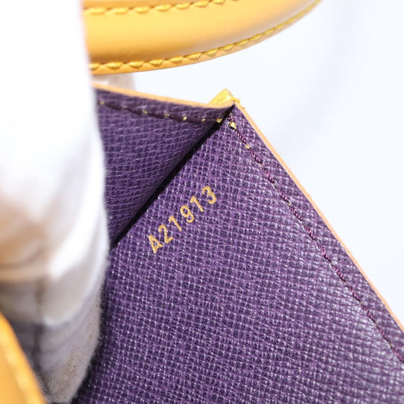 LOUIS VUITTON Epi Pochette Arche Shoulder Bag Yellow M52579 LV Auth 199007