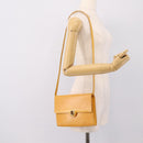 LOUIS VUITTON Epi Pochette Arche Shoulder Bag Yellow M52579 LV Auth 199007-23