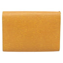 LOUIS VUITTON Epi Pochette Arche Shoulder Bag Yellow M52579 LV Auth 199007-2