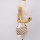LOUIS VUITTON Damier Azur Pochette Accessoires Pouch N51986 LV Auth 199008-20