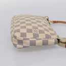 LOUIS VUITTON Damier Azur Pochette Accessoires Pouch N51986 LV Auth 199008-4