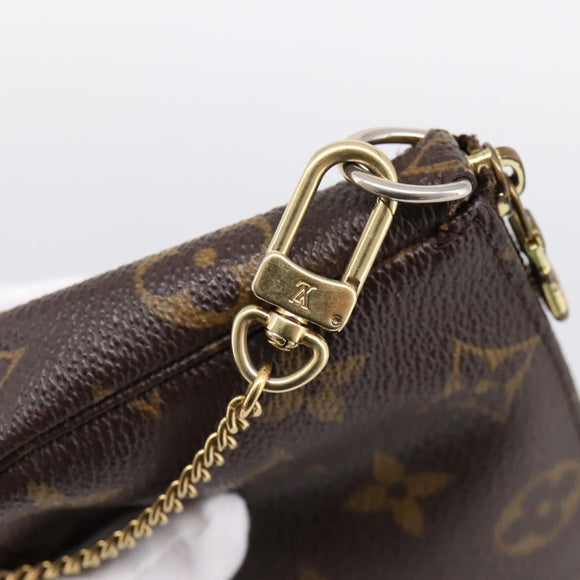 LOUIS VUITTON Monogram Mini Pochette Accessoires Pouch M58009 LV Auth 199009