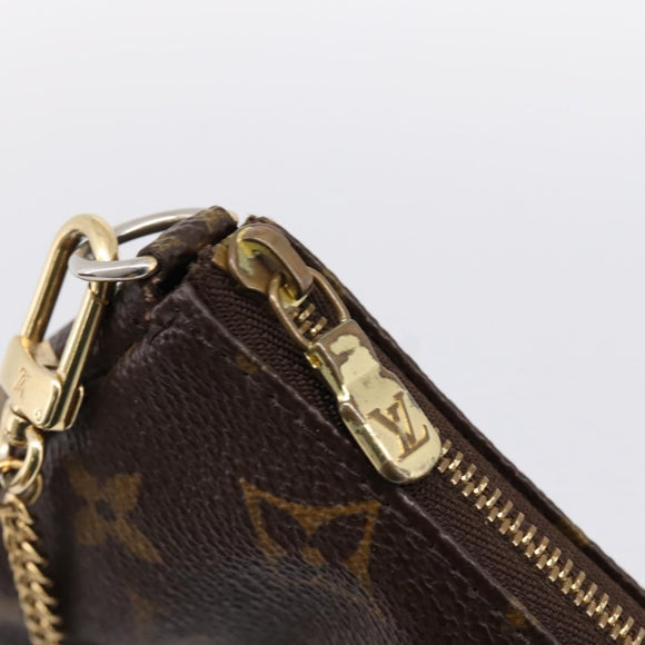 LOUIS VUITTON Monogram Mini Pochette Accessoires Pouch M58009 LV Auth 199009