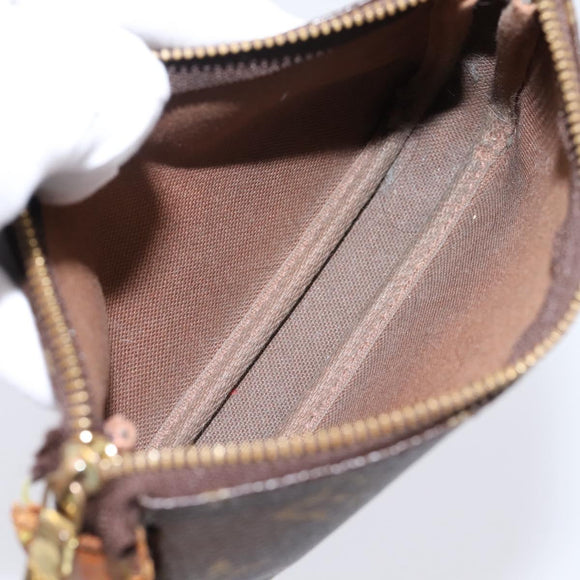 LOUIS VUITTON Monogram Mini Pochette Accessoires Pouch M58009 LV Auth 199009