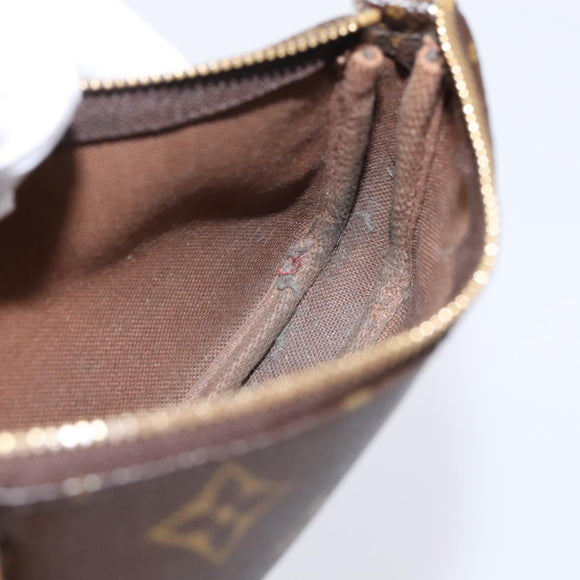 LOUIS VUITTON Monogram Mini Pochette Accessoires Pouch M58009 LV Auth 199009