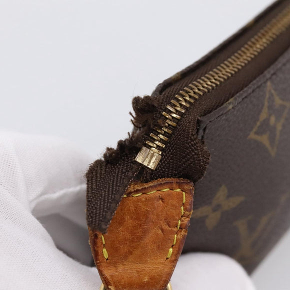 LOUIS VUITTON Monogram Mini Pochette Accessoires Pouch M58009 LV Auth 199009