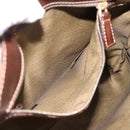 FENDI Zucca Canvas Shoulder Bag Brown Gold Tone Auth 199011-21
