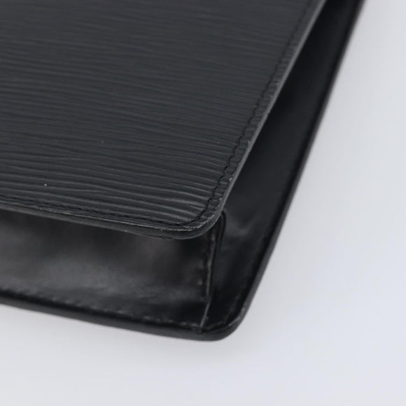 LOUIS VUITTON Epi Pochette Homme Clutch Bag Black M52522 LV Auth 199013