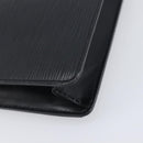 LOUIS VUITTON Epi Pochette Homme Clutch Bag Black M52522 LV Auth 199013-16
