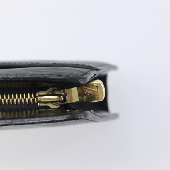 LOUIS VUITTON Epi Pochette Homme Clutch Bag Black M52522 LV Auth 199013